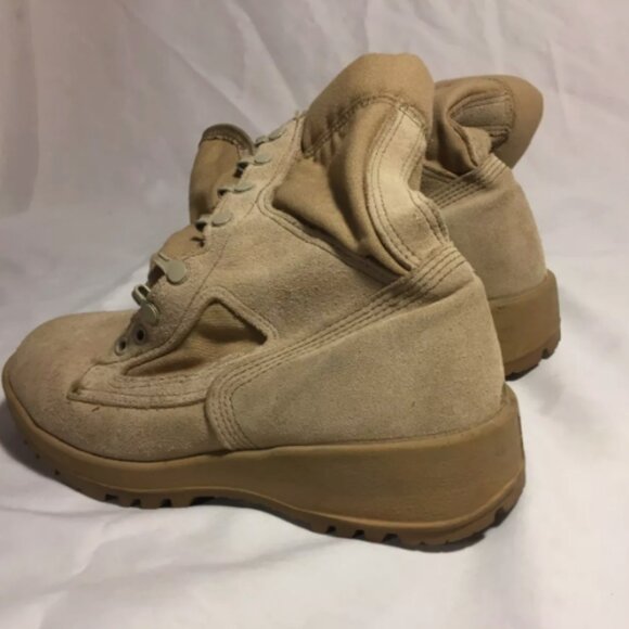 WELLCO HOT WEATHER FLAME RESISTANT DESERT TAN sz7XW COMBAT BOOTS NM 02976 main image 4